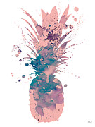Pineapple 3 Painting by Watercolor Girl