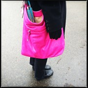Pink shoulder bag Photograph by Matthias Hauser