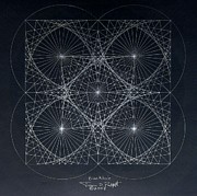 Plancks Blackhole Drawing by Jason Padgett
