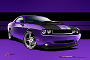 Plum Crazy Challenger Digital Art by Doug Schramm