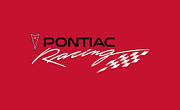 Pontiac - Red Pontiac Racing Digital Art by Brand A