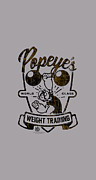 Popeye - Weight Training Digital Art by Brand A
