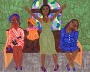 Praise And Worship Painting by Stacey Torres