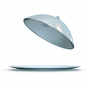 Presenting on a Domed Silver Serving Tray Photograph by Artpartner-images