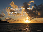 Psalm 27 1 The Lord Is My Light Photograph by Susan Savad