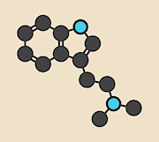 Psychedelic Drug Molecule Photograph by Science Photo Library