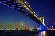 Psychedelic Rainbow Bridge in Tokyo Photograph by Beverly Claire Kaiya