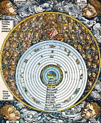 Ptolemaic Universe, 1493 Drawing by GRANGER Historical Picture Archive
