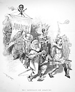 Pullman Strike Cartoon Painting by Granger