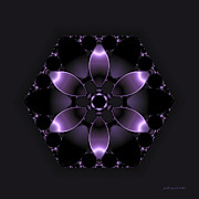 Purple Fantasy Flower Digital Art by Judi Suni Hall Purple Fantasy Flower Digital Art by Judi Suni Hall