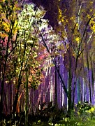 Purple Life Original Painting by James Daugherty Painting by James Daugherty