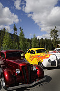 Rally of Classic Cars in Banff Photograph by Brenda Kean