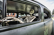 Rat Rod With Skelton Photograph by Ron Roberts