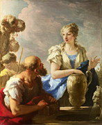 Rebecca at the Well Painting by Giovanni Antonio Pellegrini Rebecca at the Well Painting by Giovanni Antonio Pellegrini