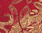 Red Geranium Abstract Digital Art by Judi Suni Hall Red Geranium Abstract Digital Art by Judi Suni Hall
