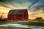 Red Sunrise Photograph by Thomas Zimmerman