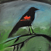 Redwing Painting by Tim Nyberg