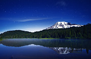Reflection Lake Stars Photograph by Darren White Reflection Lake Stars Photograph by Darren White