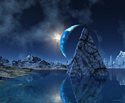 Reflections on an Empty Planet Digital Art by Judi Suni Hall Reflections on an Empty Planet Digital Art by Judi Suni Hall