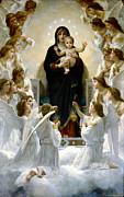 Regina Angelorum Digital Art by William Bouguereau