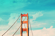 Retro Golden Gate - San Francisco Photograph by Melanie Alexandra Price