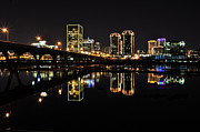 Richmond Night Skyline Photograph by Stacy Abbott