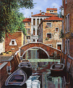 Riflessi Di Venezia Painting by Guido Borelli