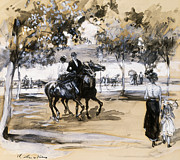 Riverside Drive Painting by William James Glackens Riverside Drive Painting by William James Glackens