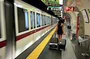 Rome Metro. Photograph by Science Photo Library