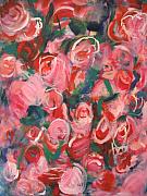 Roses Painting by Fereshteh Stoecklein