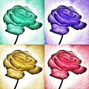 Roses - Pop Art Photograph by Marianna Mills