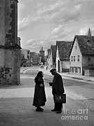 Rothenburg Couple Photograph by James L. Amos Rothenburg Couple Photograph by James L. Amos
