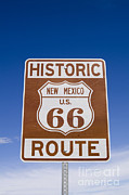 Route 66 Road Sign Photograph by Bill Bachmann Route 66 Road Sign Photograph by Bill Bachmann