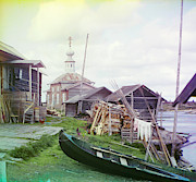 Russia Fishing Village Photograph by Sergei Prokudin-Gorskii Russia Fishing Village Photograph by Sergei Prokudin-Gorskii