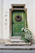 Rustic Wooden Village Door - Austria Photograph by Gary Whitton