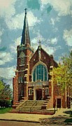 Sacred Heart Painting by Jeffrey Kolker Sacred Heart Painting by Jeffrey Kolker