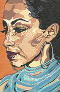 Sade Adu Painting by Rachel Natalie Rawlins
