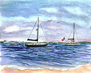Safe Harbour Painting by Clara Sue Beym