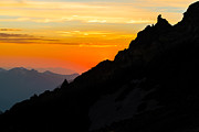 Sahale Sunset Photograph by Ian Stotesbury