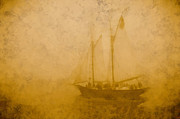 Sailing into the fog Photograph by Jeff Folger