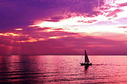 Sailing Into The Setting Sun Photograph by Kathi Mirto