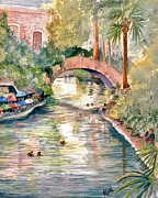 San Antonio Riverwalk Painting by Marilyn Smith San Antonio Riverwalk Painting by Marilyn Smith