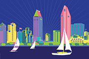 San Diego Harbor Digital Art by Joe Barsin San Diego Harbor Digital Art by Joe Barsin