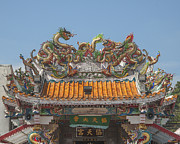 San Jao Kuan Tae Kun Dragon Roof DTHP200 Photograph by Gerry Gantt