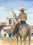 Sanctuary at Carmel Painting by Don Dane