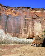 Sandstone Cliffs With Desert Varnish Photograph by Science Photo Library