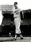 Sandy Koufax Vintage Baseball Poster Photograph by Gianfranco Weiss