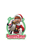 Santa Claus Is Comin To Town - Penguin Digital Art by Brand A