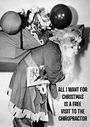 Santa's Aching Back Christmas Greeting Card Photograph by Communique Cards