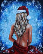 Santa's Helper Painting by Glenn Pollard